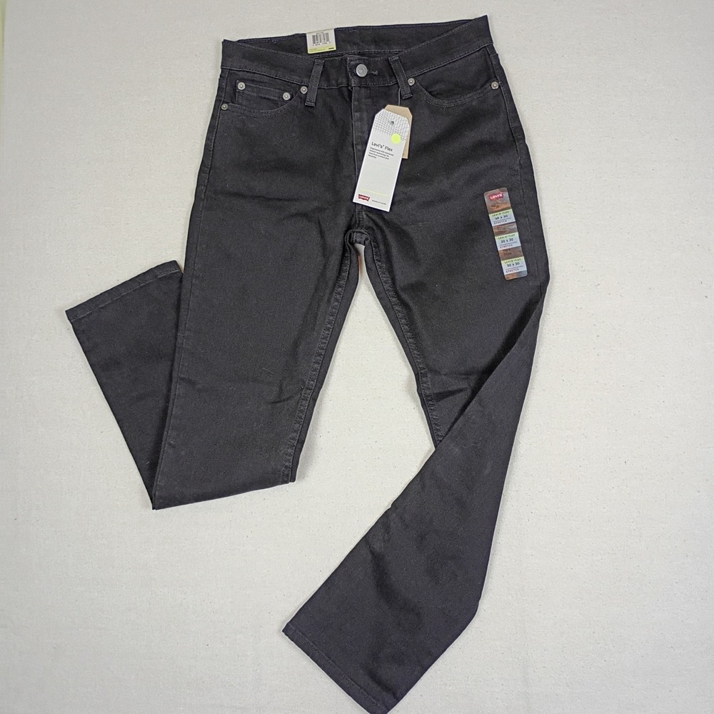 Levis Mens 511 Slim Fit Jeans 30x30 Black Levis Flex Stretch NWT